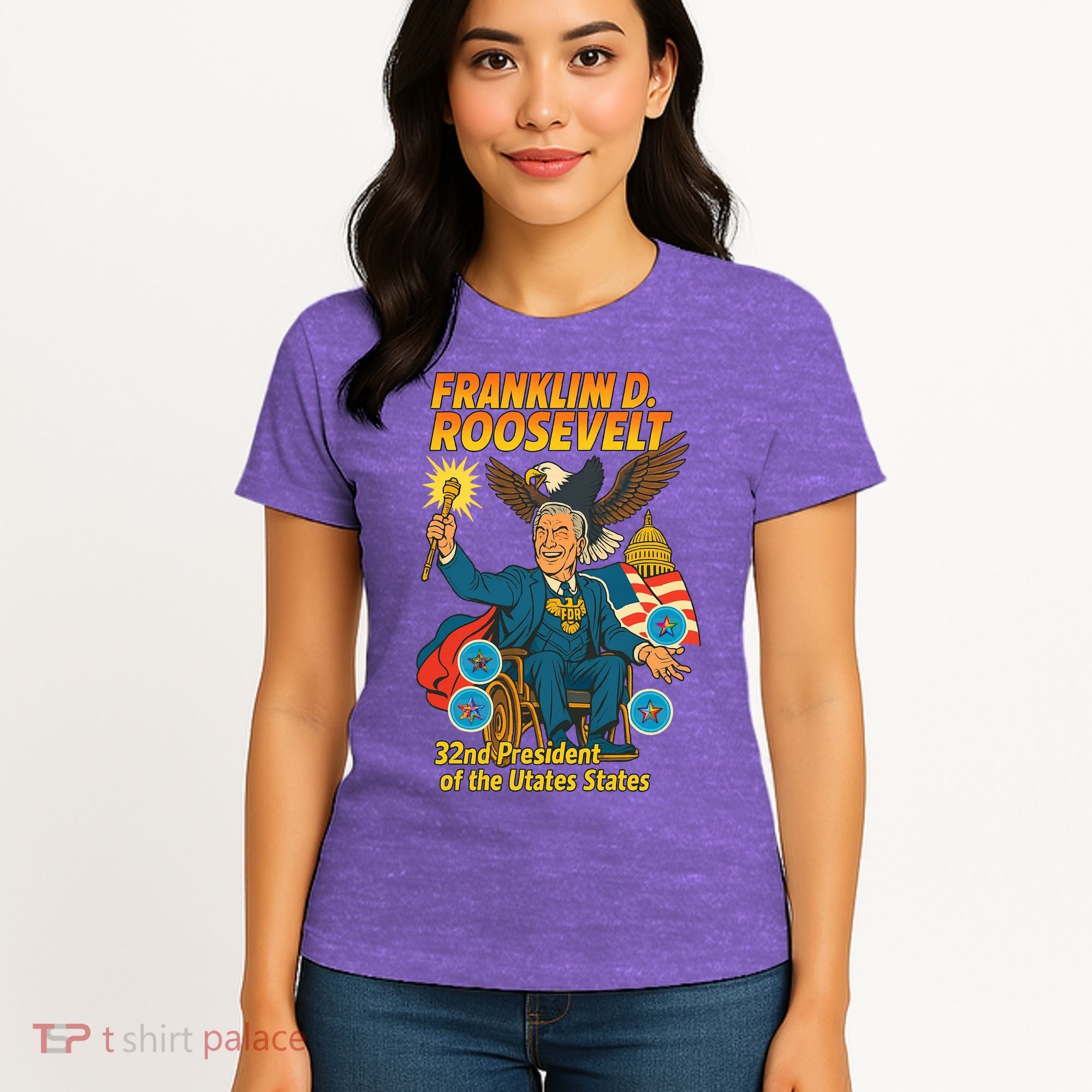Franklin D Roosevelt The Presidential Chronicles Women's T-Shirt