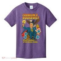 Franklin D Roosevelt The Presidential Chronicles Kids T-Shirt thumb 0