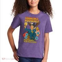 Franklin D Roosevelt The Presidential Chronicles Kids T-Shirt thumb 2
