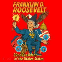 Franklin D Roosevelt The Presidential Chronicles Santa Hat thumb 1