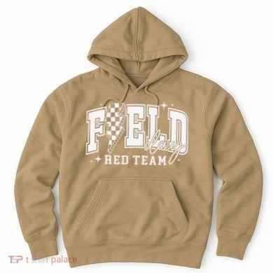 Field Day Red Team Color Field Trip Team Game Competition Hoodie