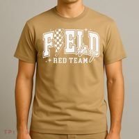 Field Day Red Team Color Field Trip Team Game Competition T-Shirt thumb 3