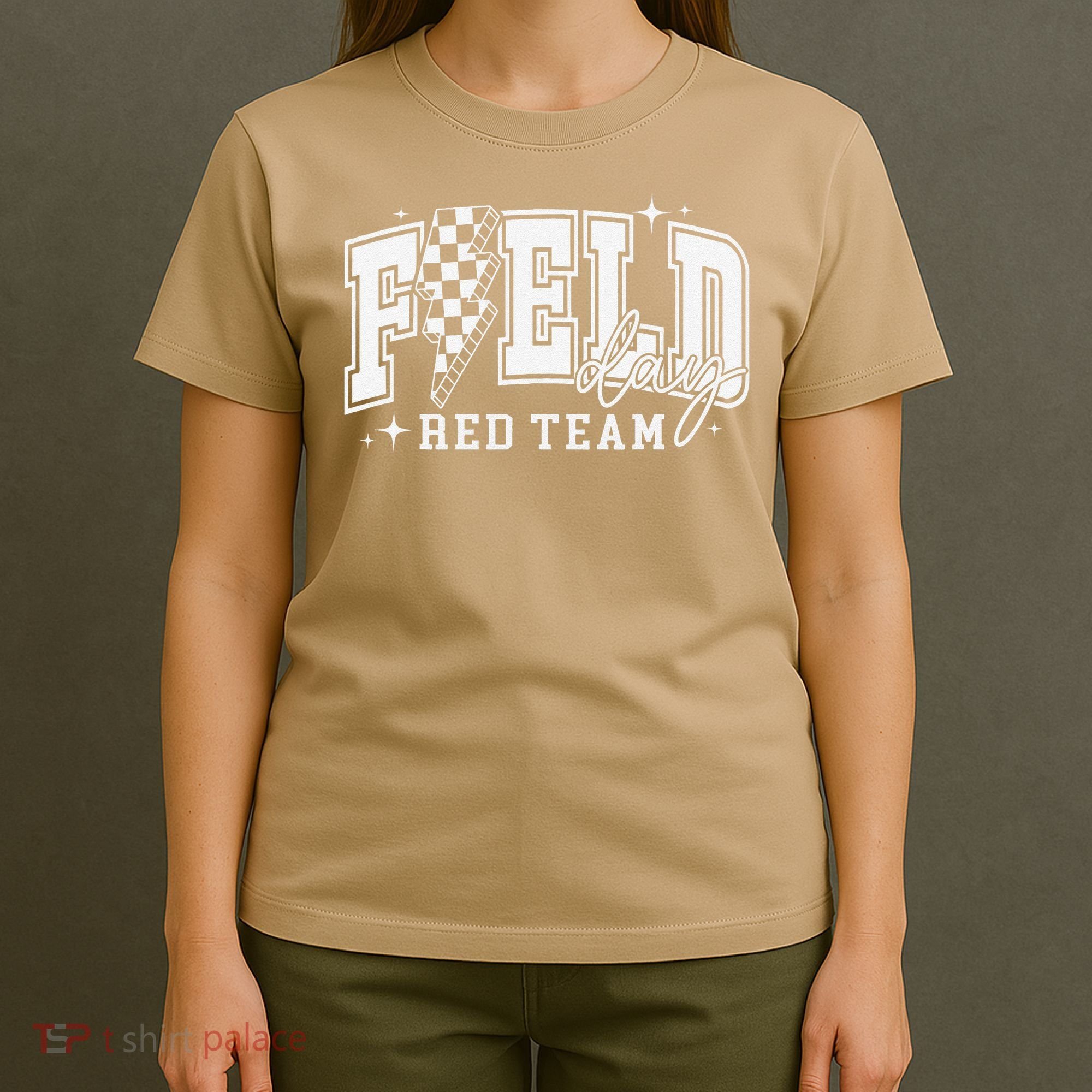 Field Day Red Team Color Field Trip Team Game Competition T-Shirt