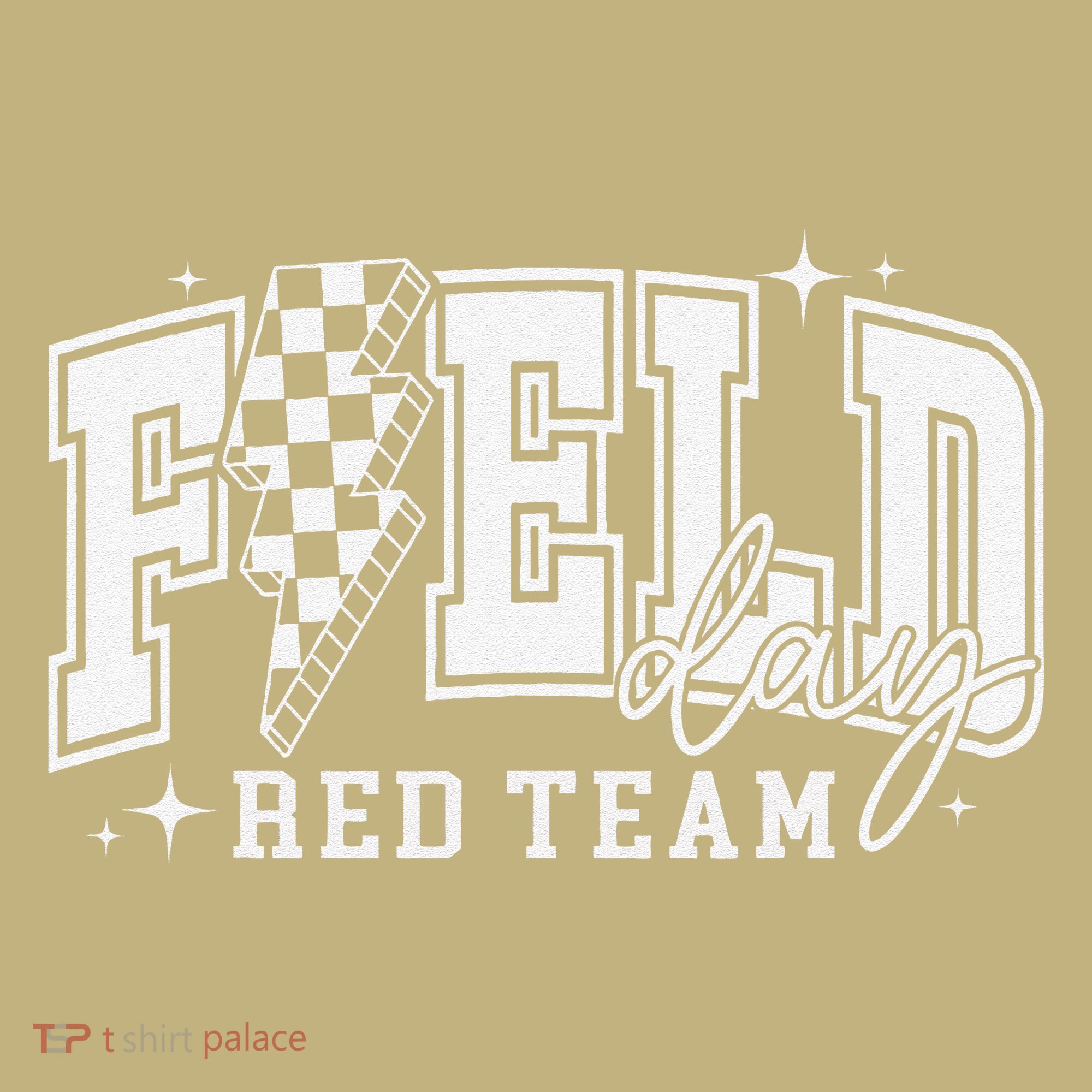 Field Day Red Team Color Field Trip Team Game Competition T-Shirt