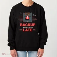 Floppy Disk Retro Tech Nostalgia Old School Computing Humor Women's Sweatshirt thumb 0