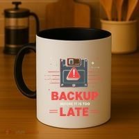 Floppy Disk Retro Tech Nostalgia Old School Computing Humor Coffee Mug thumb 4