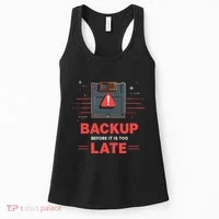 Floppy Disk Retro Tech Nostalgia Old School Computing Humor Women's Tank Top thumb 0