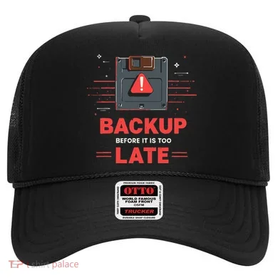 Floppy Disk Retro Tech Nostalgia Old School Computing Humor Hat