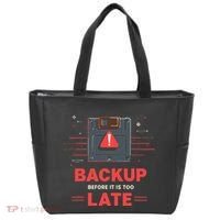 Floppy Disk Retro Tech Nostalgia Old School Computing Humor Tote Bag thumb 0