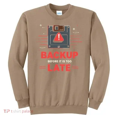 Floppy Disk Retro Tech Nostalgia Old School Computing Humor Sweatshirt