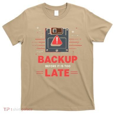 Floppy Disk Retro Tech Nostalgia Old School Computing Humor T-Shirt