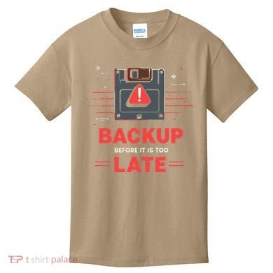 Floppy Disk Retro Tech Nostalgia Old School Computing Humor Kids T-Shirt