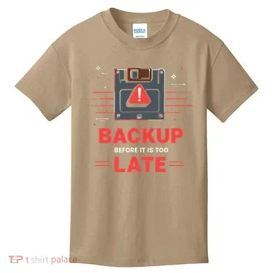 Floppy Disk Retro Tech Nostalgia Old School Computing Humor Kids T-Shirt