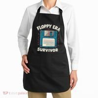 Floppy Disk Retro Tech Nostalgia Old School Computing Humor Apron thumb 2