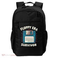 Floppy Disk Retro Tech Nostalgia Old School Computing Humor Backpack thumb 0