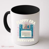 Floppy Disk Retro Tech Nostalgia Old School Computing Humor Coffee Mug thumb 0
