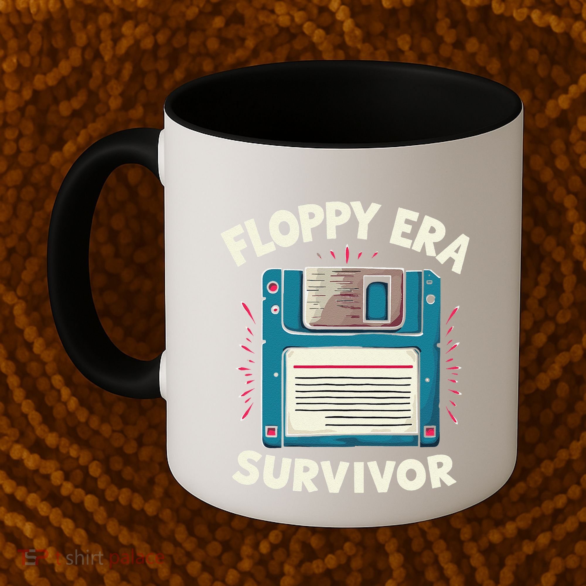 Floppy Disk Retro Tech Nostalgia Old School Computing Humor Coffee Mug