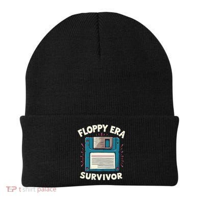 Floppy Disk Retro Tech Nostalgia Old School Computing Humor Beanie
