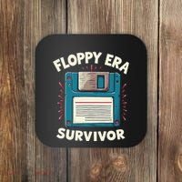 Floppy Disk Retro Tech Nostalgia Old School Computing Humor Coaster thumb 0
