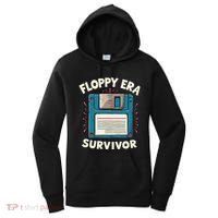 Floppy Disk Retro Tech Nostalgia Old School Computing Humor Women's Hoodie thumb 0