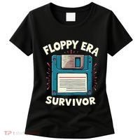 Floppy Disk Retro Tech Nostalgia Old School Computing Humor Women's T-Shirt thumb 0