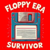 Floppy Disk Retro Tech Nostalgia Old School Computing Humor Santa Hat thumb 1
