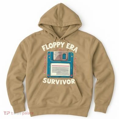 Floppy Disk Retro Tech Nostalgia Old School Computing Humor Hoodie