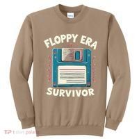 Floppy Disk Retro Tech Nostalgia Old School Computing Humor Sweatshirt thumb 0