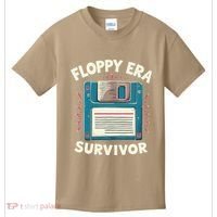 Floppy Disk Retro Tech Nostalgia Old School Computing Humor Kids T-Shirt thumb 0
