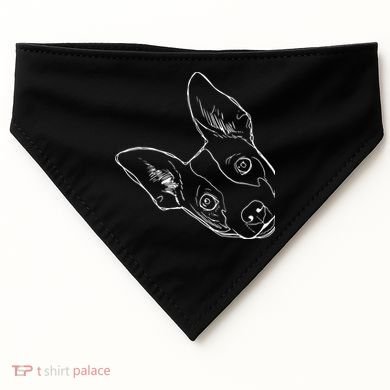 Funny Dog Rat Terrier USA-Made Doggie Bandana