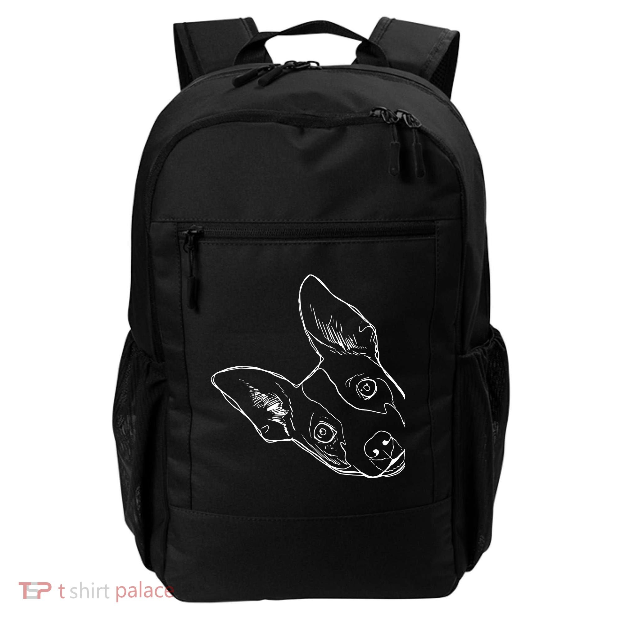 Funny Dog Rat Terrier Backpack