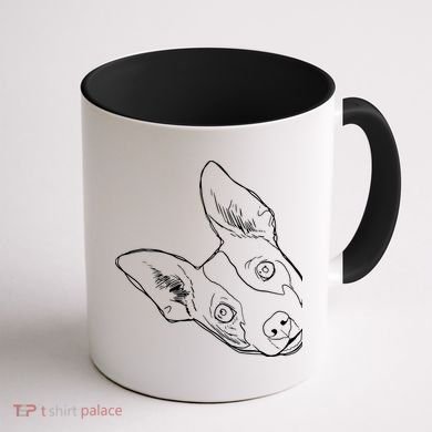 Funny Dog Rat Terrier Coffee Mug back