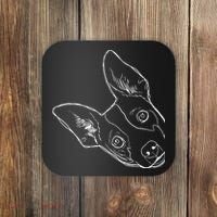 Funny Dog Rat Terrier Coaster thumb 0