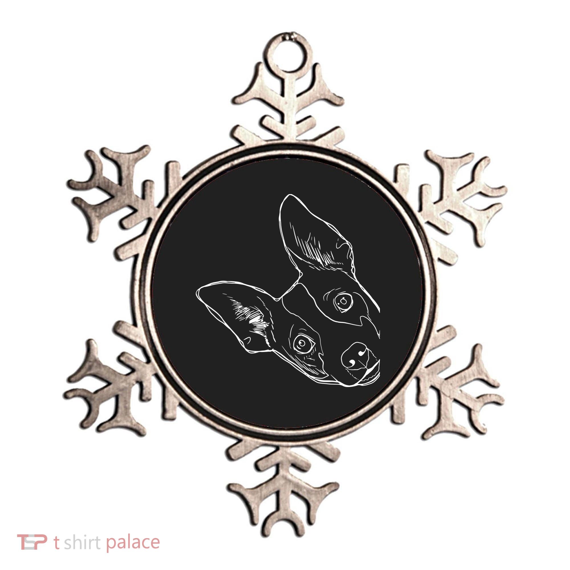 Funny Dog Rat Terrier Ornament