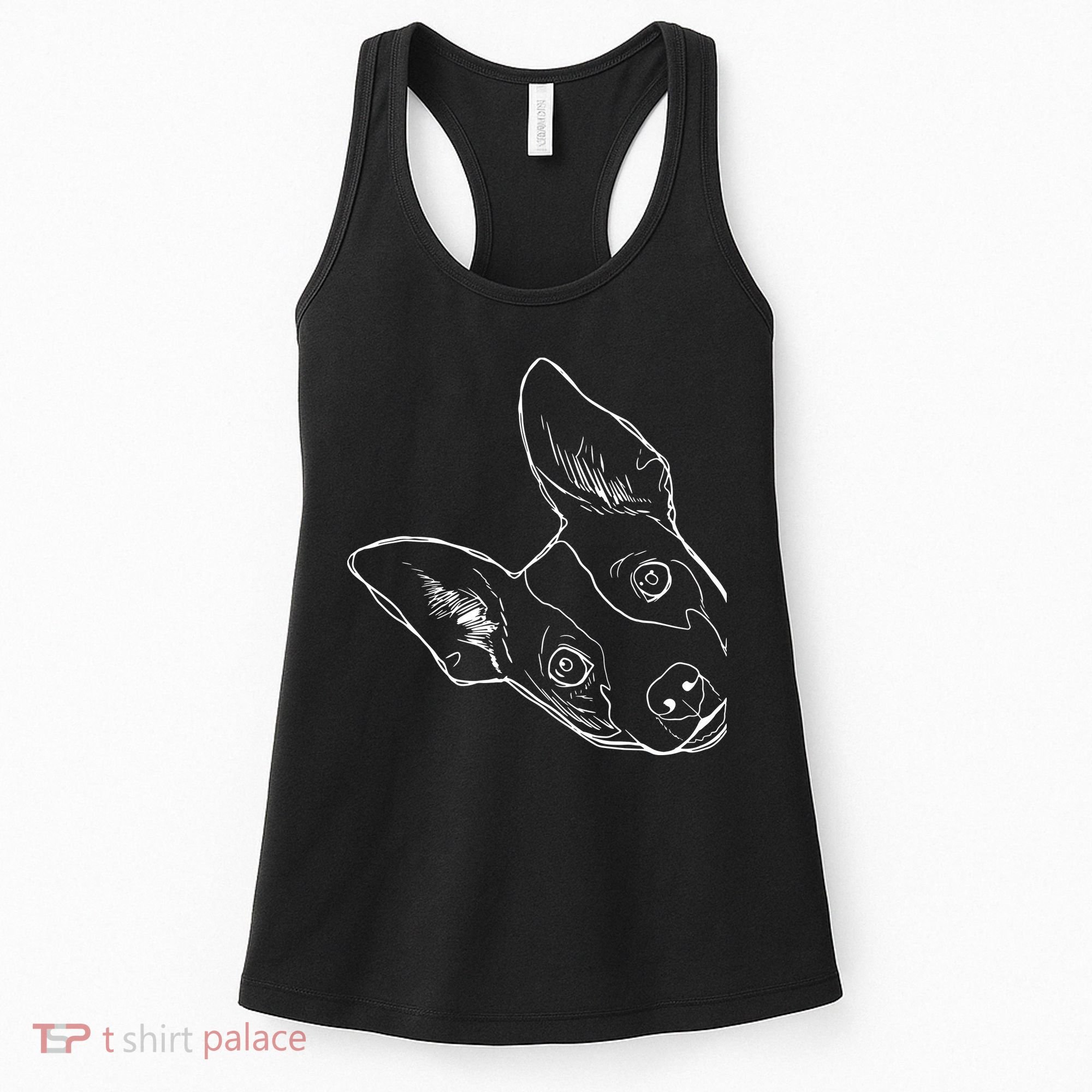 Funny Dog Rat Terrier Women's Tank Top