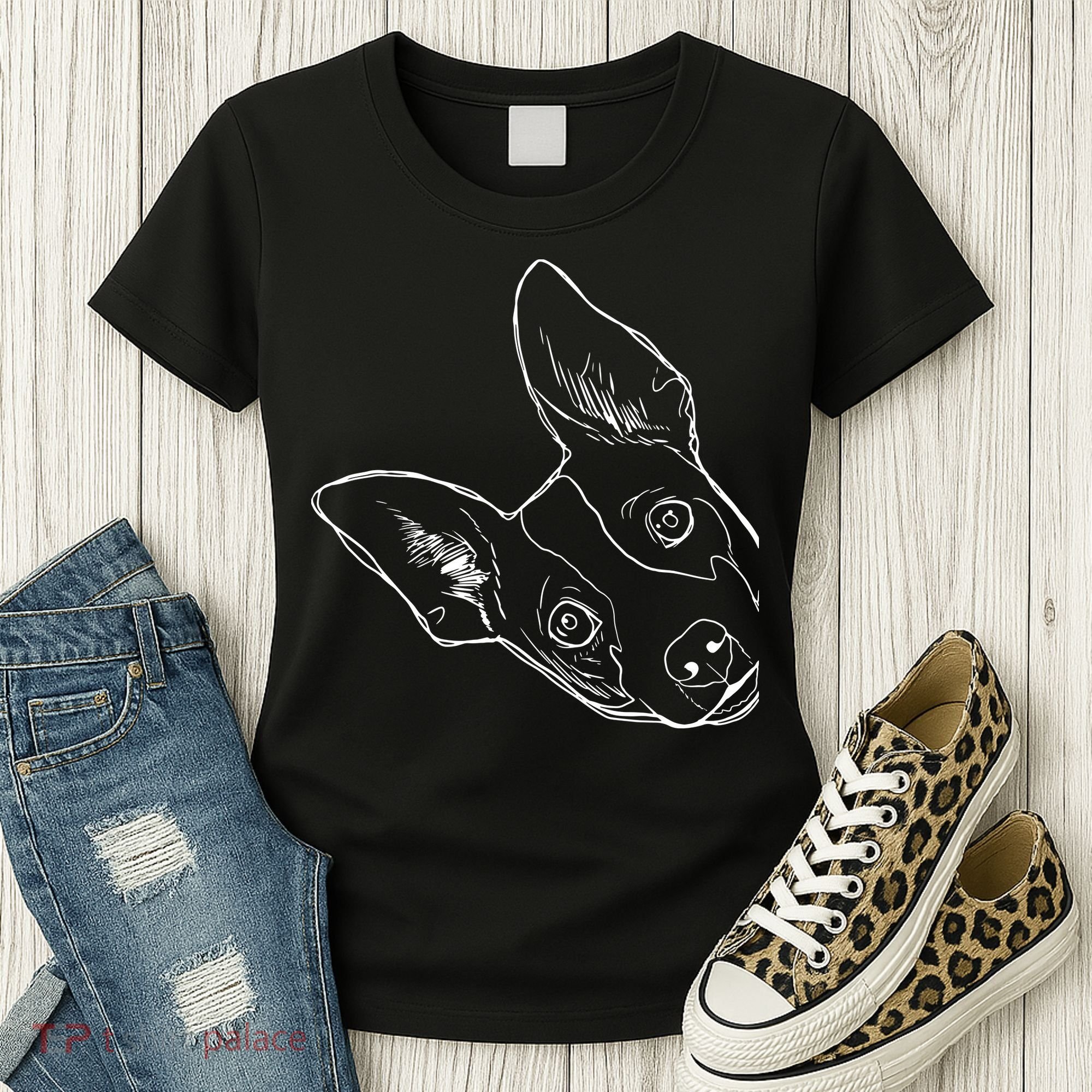 Funny Dog Rat Terrier Women's T-Shirt