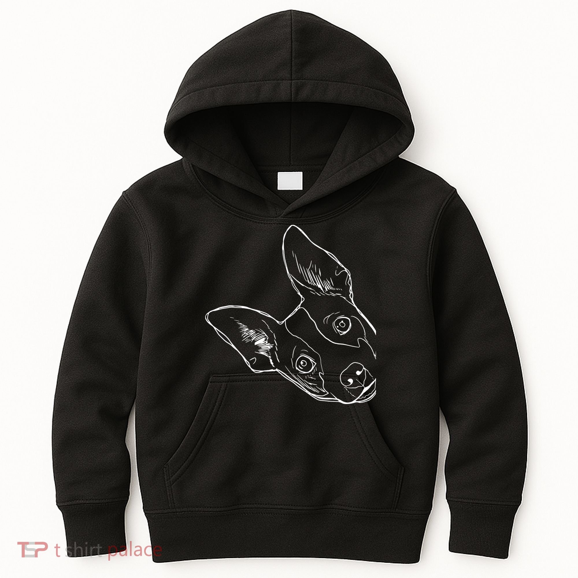 Funny Dog Rat Terrier Kids Hoodie