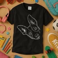 Funny Dog Rat Terrier Kids T-Shirt thumb 3