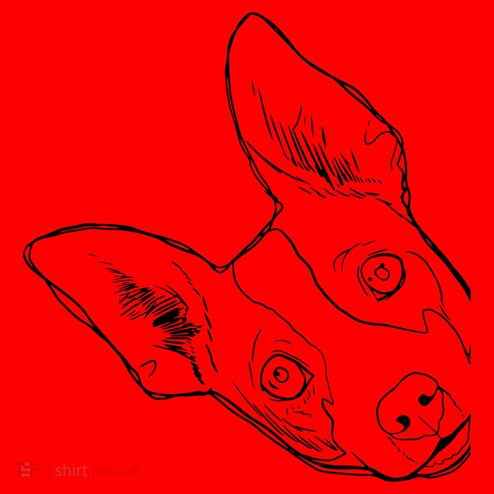 Funny Dog Rat Terrier Santa Hat