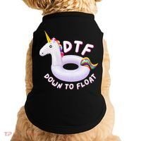 Funny Dtf River Tubing Down To Float Summer Float Trip Doggie Tank thumb 0