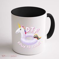 Funny Dtf River Tubing Down To Float Summer Float Trip Coffee Mug thumb 1