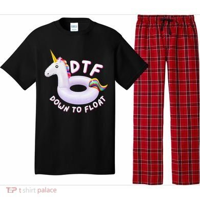 Funny Dtf River Tubing Down To Float Summer Float Trip Pajama Set