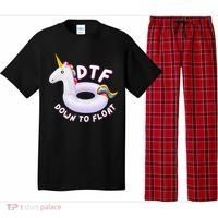 Funny Dtf River Tubing Down To Float Summer Float Trip Pajama Set thumb 0