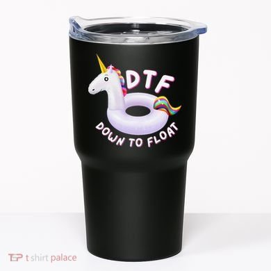 Funny Dtf River Tubing Down To Float Summer Float Trip Tumbler