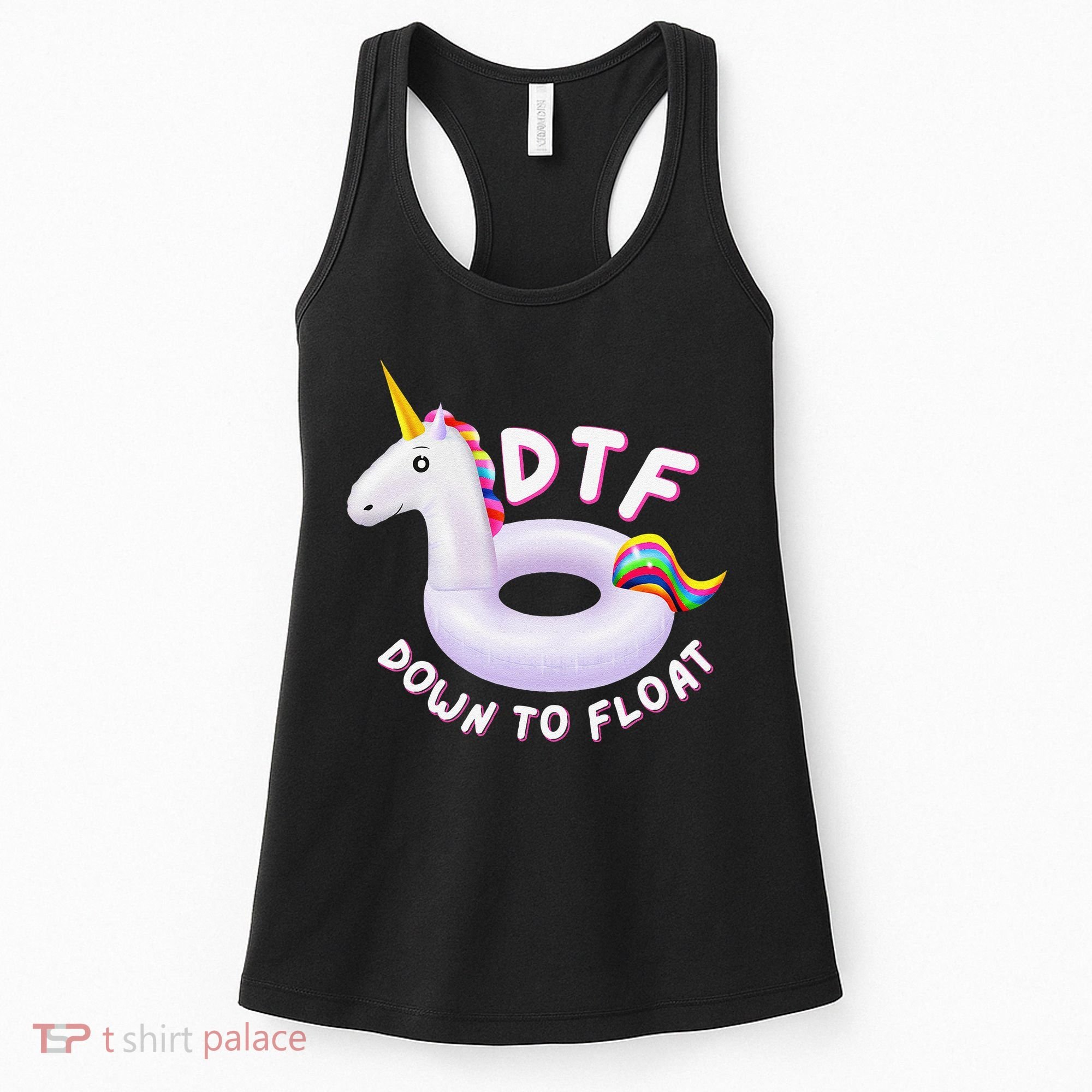 Funny Dtf River Tubing Down To Float Summer Float Trip Women's Tank Top