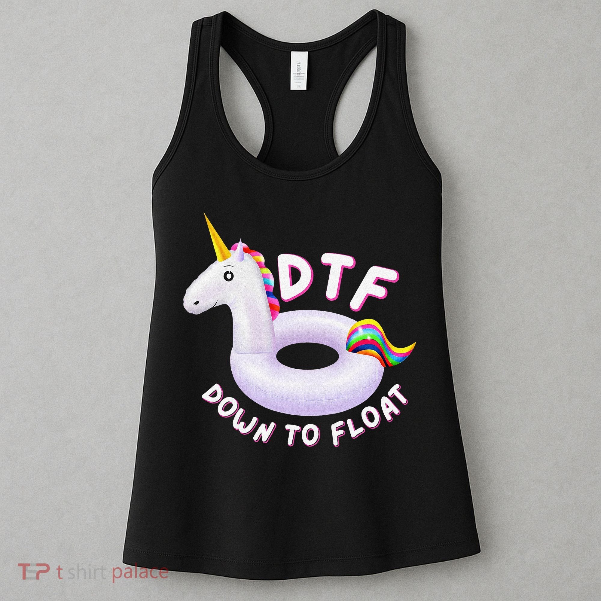 Funny Dtf River Tubing Down To Float Summer Float Trip Women's Tank Top