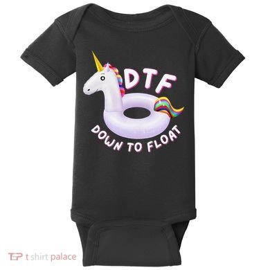 Funny Dtf River Tubing Down To Float Summer Float Trip Baby Bodysuit