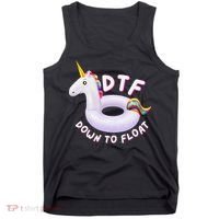 Funny Dtf River Tubing Down To Float Summer Float Trip Tank Top thumb 0