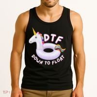 Funny Dtf River Tubing Down To Float Summer Float Trip Tank Top thumb 3
