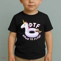 Funny Dtf River Tubing Down To Float Summer Float Trip Toddler T-Shirt thumb 2